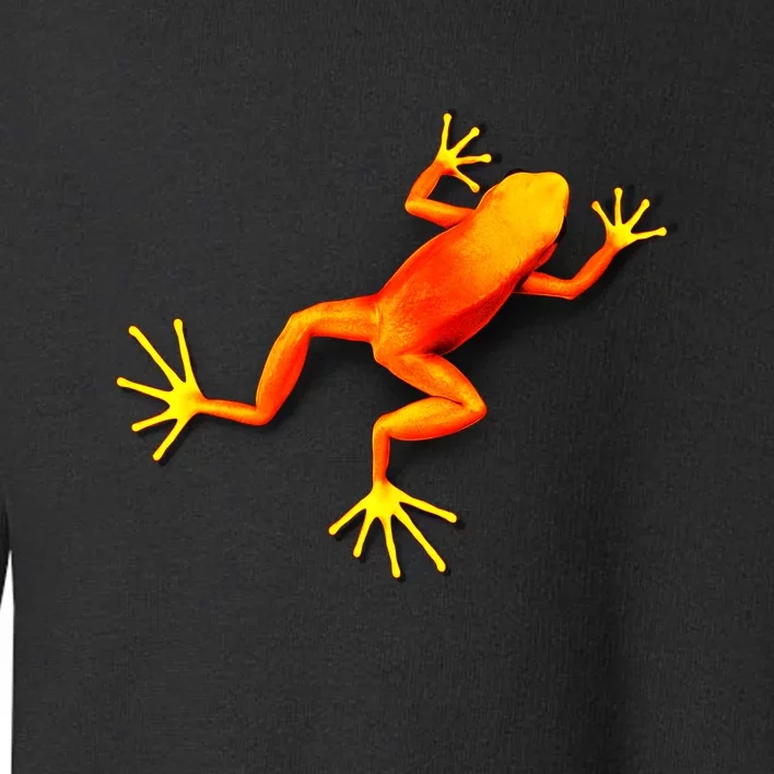 Little Orange Frog Toddler Sweatshirt