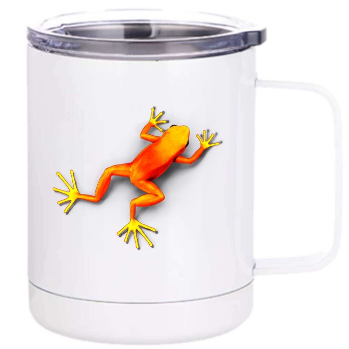 Little Orange Frog Front & Back 12oz Stainless Steel Tumbler Cup