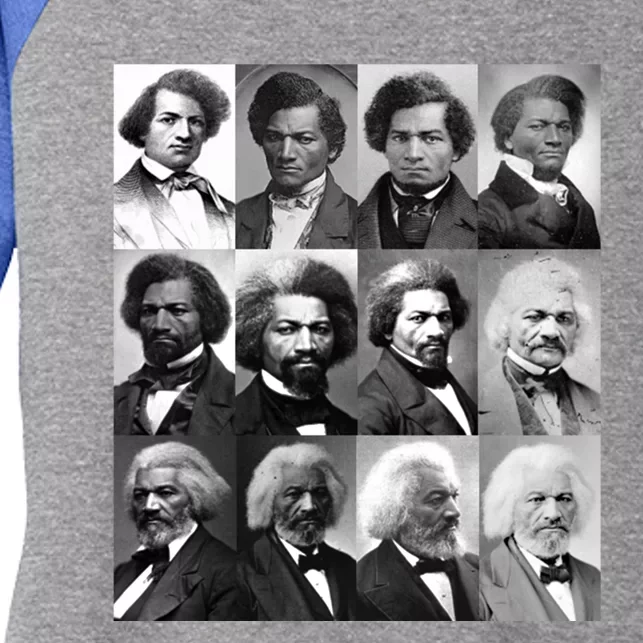 Life Of Frederick Douglass Cool Giftgiftretro Black History Month Meaningful Gif Women's Tri-Blend 3/4-Sleeve Raglan Shirt