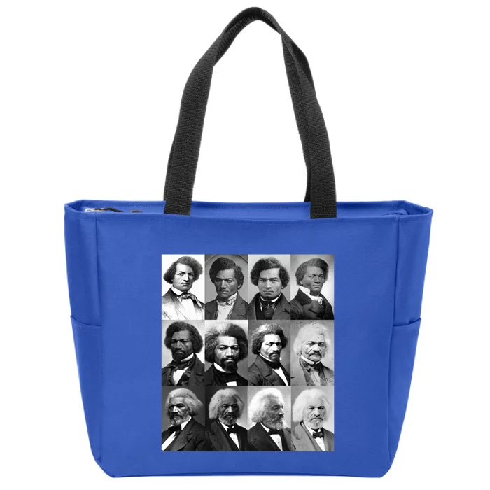 Life Of Frederick Douglass Cool Giftgiftretro Black History Month Meaningful Gif Zip Tote Bag