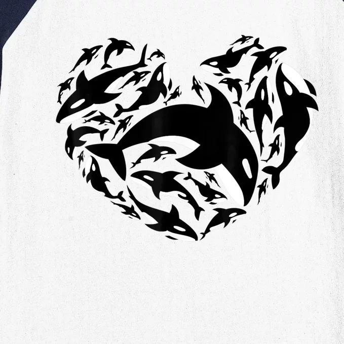 Love Orca Gifts Killer Whale Baseball Sleeve Shirt