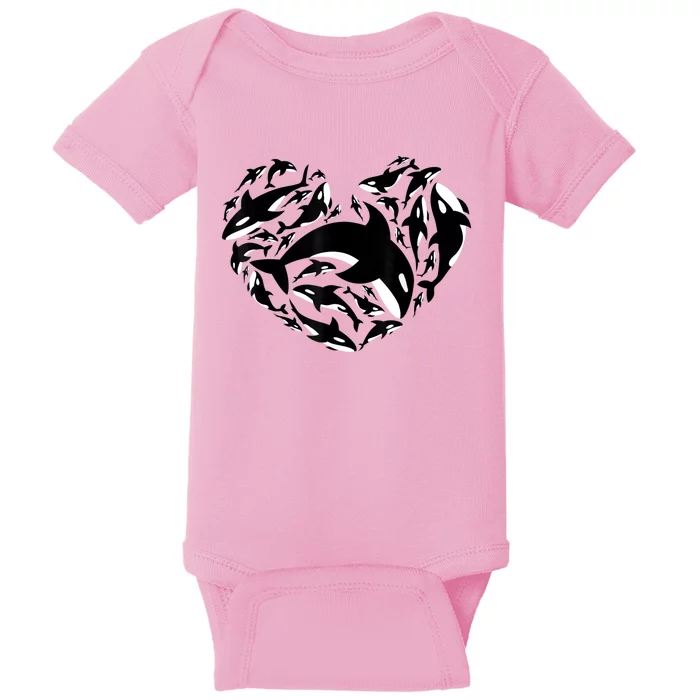 Love Orca Gifts Killer Whale Baby Bodysuit