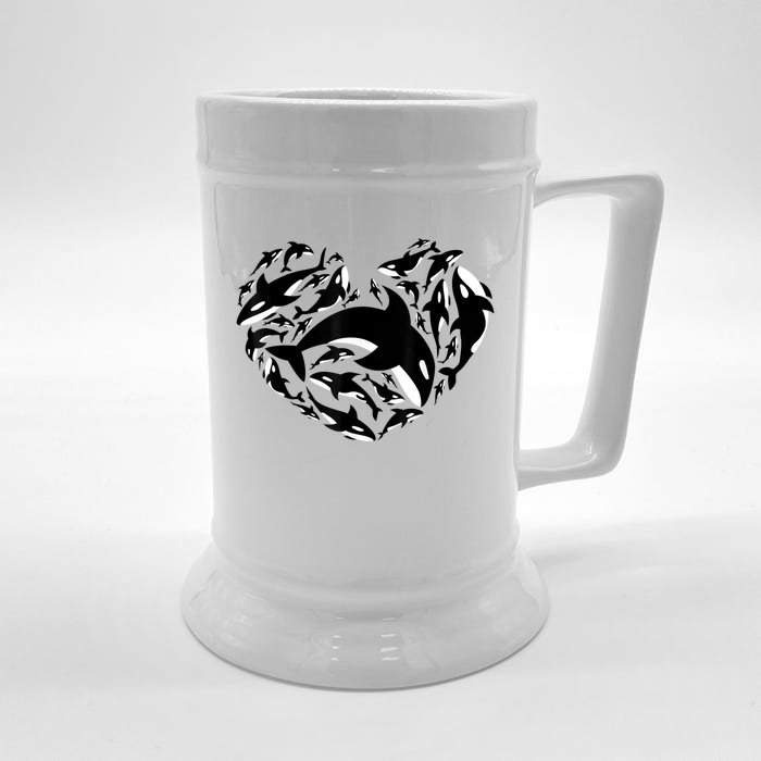 Love Orca Gifts Killer Whale Front & Back Beer Stein