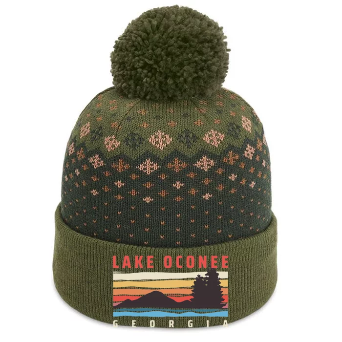 Lake Oconee Georgia The Baniff Cuffed Pom Beanie