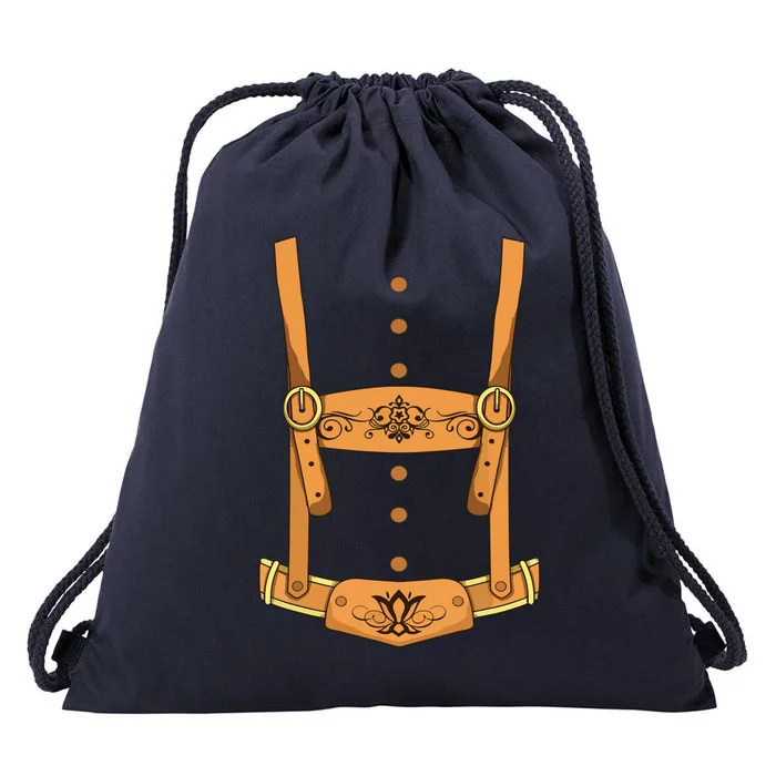 Lederhosen Oktoberfest German Beer Festival Costume Drawstring Bag