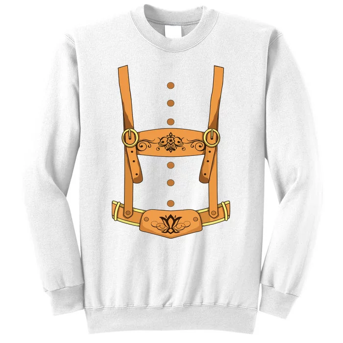 Lederhosen Oktoberfest German Beer Festival Costume Sweatshirt