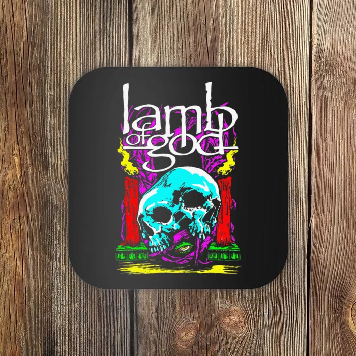 Lamb of God – Candle Skull Coaster