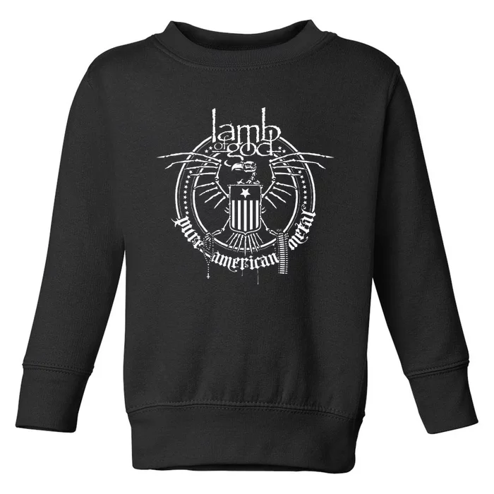 L.A.M.B Of G.O.D Skeleton Eagle Toddler Sweatshirt