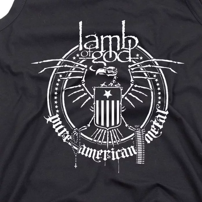 L.A.M.B Of G.O.D Skeleton Eagle Tank Top