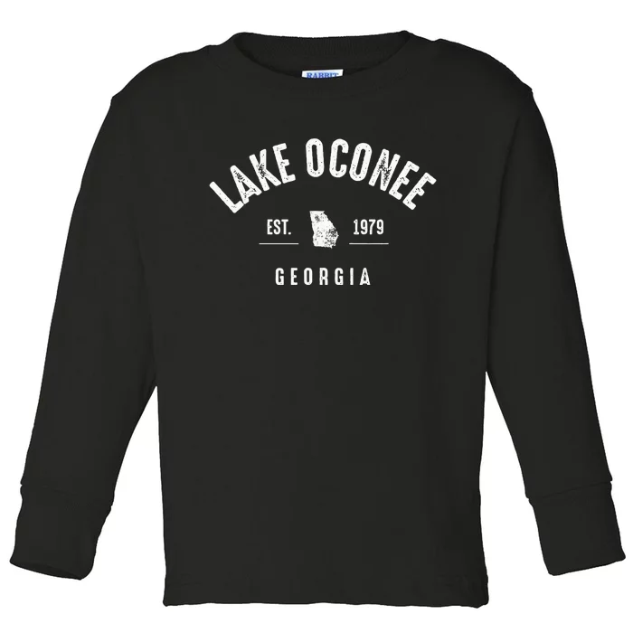 Lake Oconee Georgia Toddler Long Sleeve Shirt