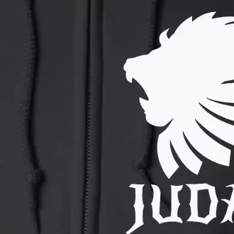 Lion of Judah design Hebrew Israelite design Full Zip Hoodie