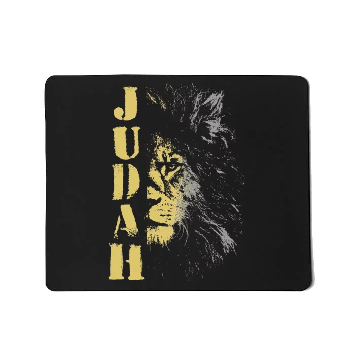 Lion Of Judah Design Hebrew Israelite Design Mousepad