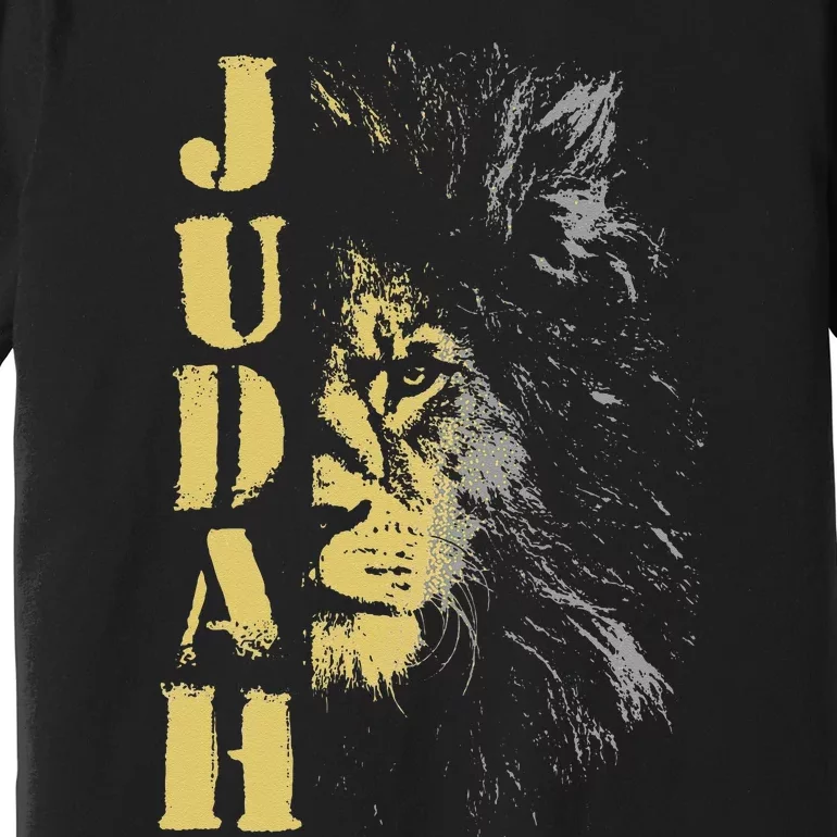 Lion Of Judah Design Hebrew Israelite Design Premium T-Shirt