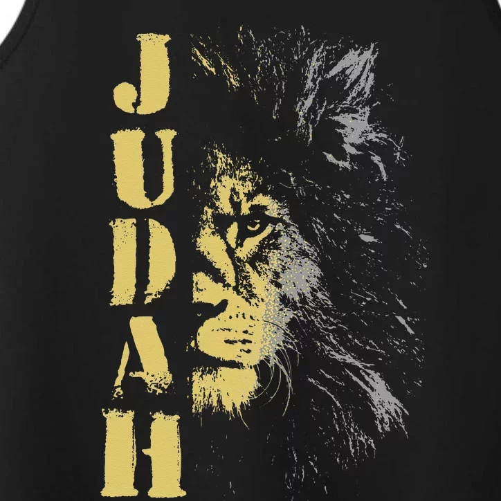 Lion Of Judah Design Hebrew Israelite Design Performance Tank