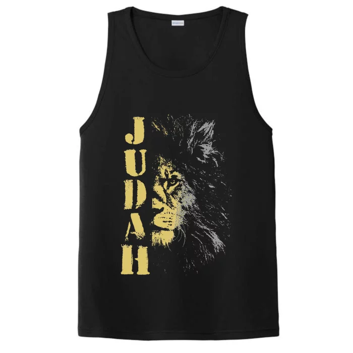 Lion Of Judah Design Hebrew Israelite Design Performance Tank