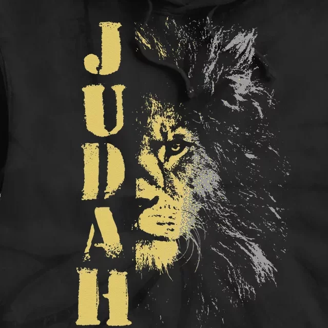 Lion Of Judah Design Hebrew Israelite Design Tie Dye Hoodie