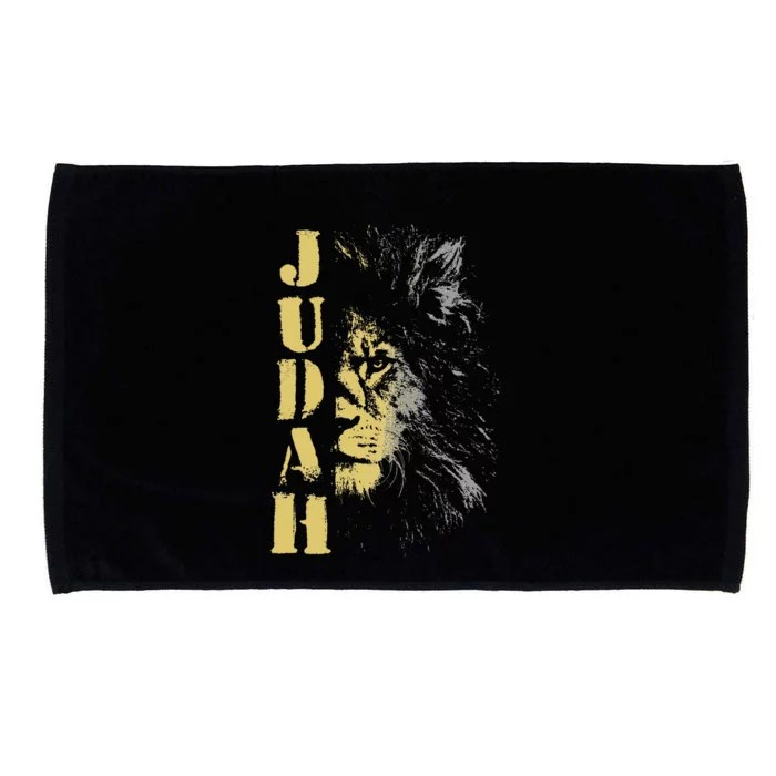 Lion Of Judah Design Hebrew Israelite Design Microfiber Hand Towel