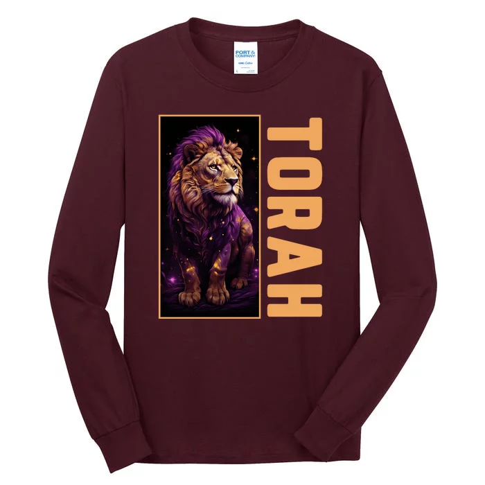 Lion Of Judah Messianic Hebrew Roots Torah Observant Tall Long Sleeve T-Shirt