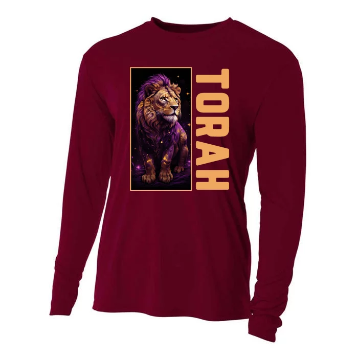 Lion Of Judah Messianic Hebrew Roots Torah Observant Cooling Performance Long Sleeve Crew