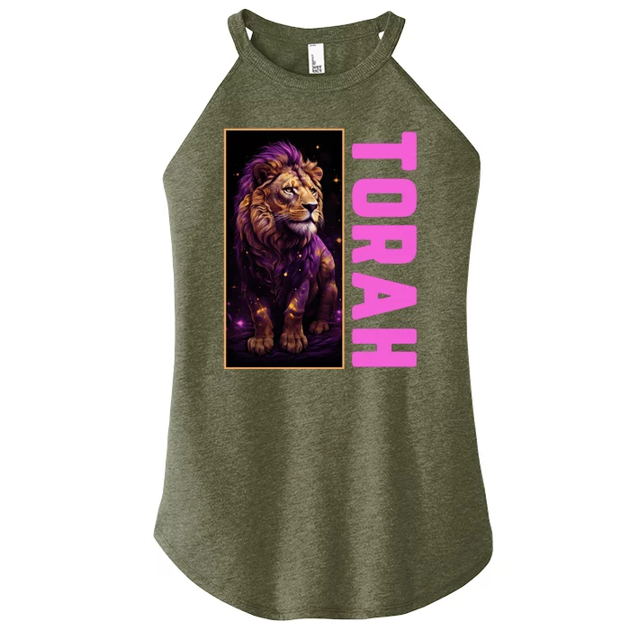 Lion Of Judah Messianic Hebrew Roots Torah Observant Women’s Perfect Tri Rocker Tank