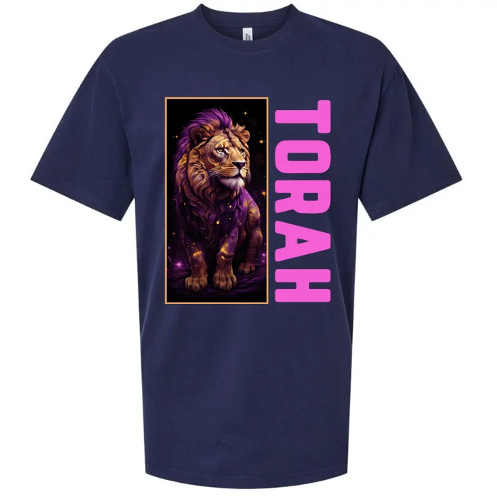 Lion Of Judah Messianic Hebrew Roots Torah Observant Sueded Cloud Jersey T-Shirt