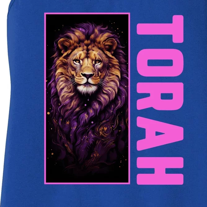 Lion Of Judah Messianic Hebrew Roots Torah Observant Women's Racerback Tank