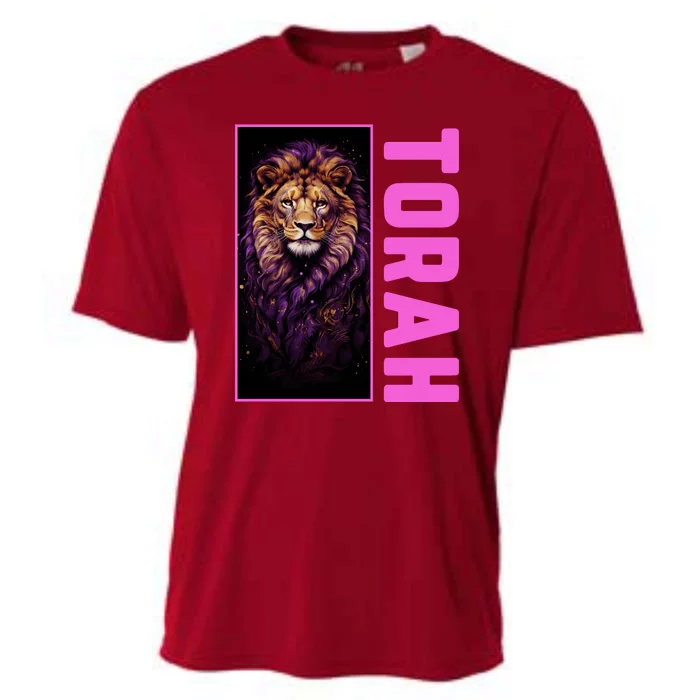 Lion Of Judah Messianic Hebrew Roots Torah Observant Cooling Performance Crew T-Shirt