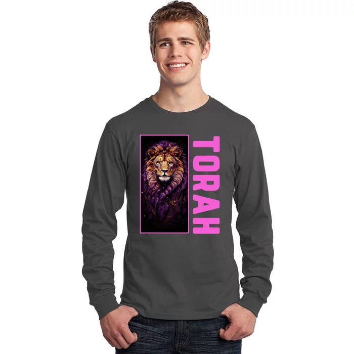 Lion Of Judah Messianic Hebrew Roots Torah Observant Tall Long Sleeve T-Shirt