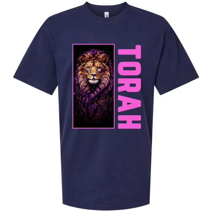 Lion Of Judah Messianic Hebrew Roots Torah Observant Sueded Cloud Jersey T-Shirt