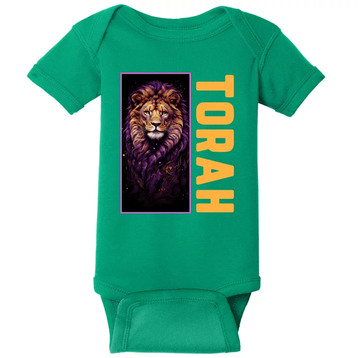 Lion Of Judah Messianic Hebrew Roots Torah Observant Baby Bodysuit