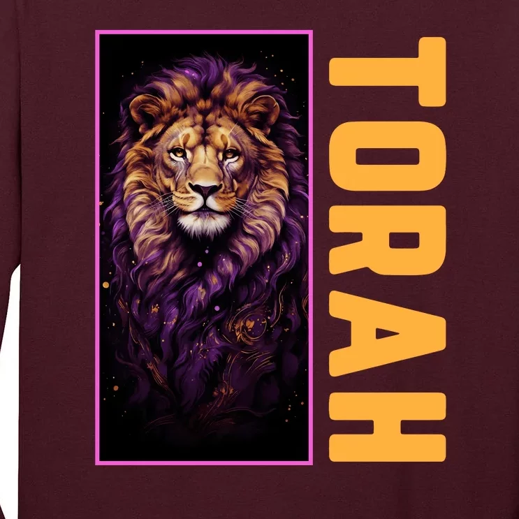 Lion Of Judah Messianic Hebrew Roots Torah Observant Tall Long Sleeve T-Shirt