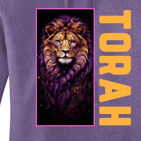 Lion Of Judah Messianic Hebrew Roots Torah Observant Women's Pullover Hoodie