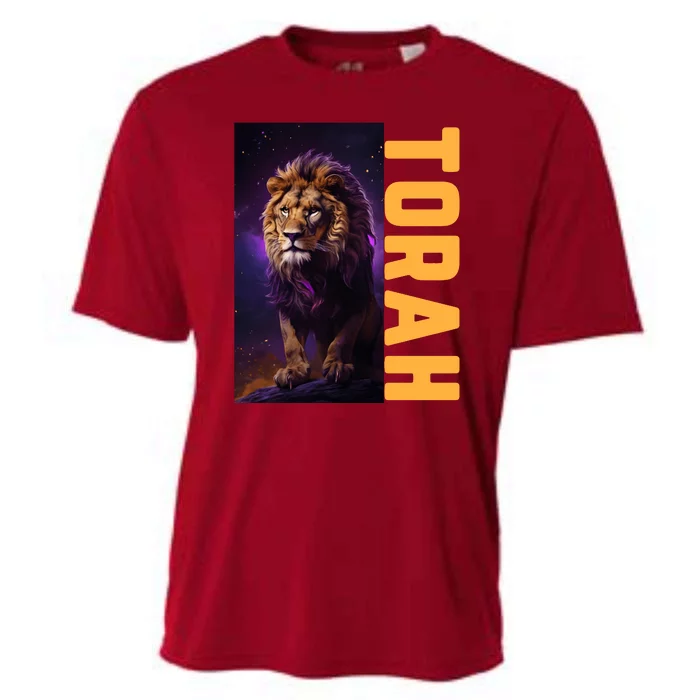 Lion Of Judah Messianic Hebrew Roots Torah Observant Cooling Performance Crew T-Shirt