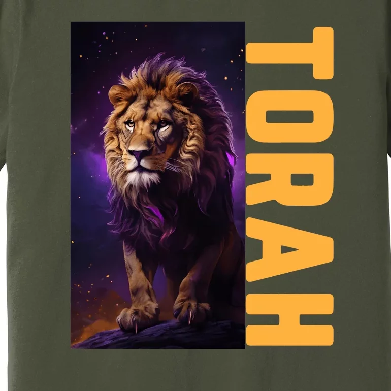 Lion Of Judah Messianic Hebrew Roots Torah Observant Premium T-Shirt