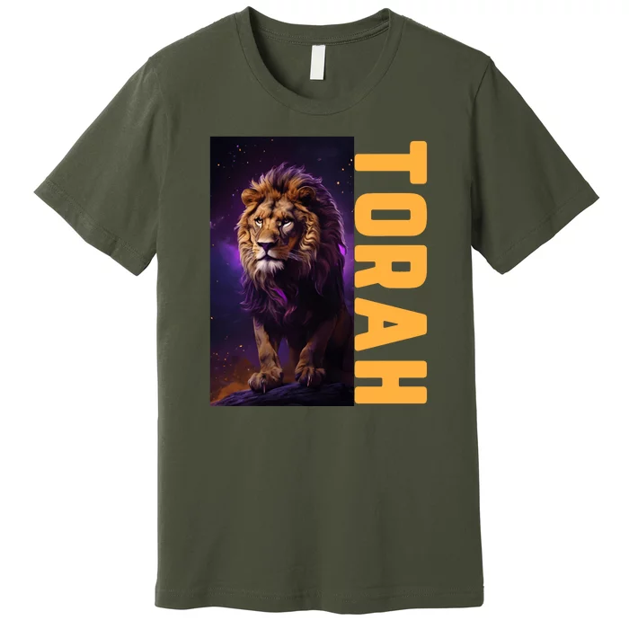 Lion Of Judah Messianic Hebrew Roots Torah Observant Premium T-Shirt