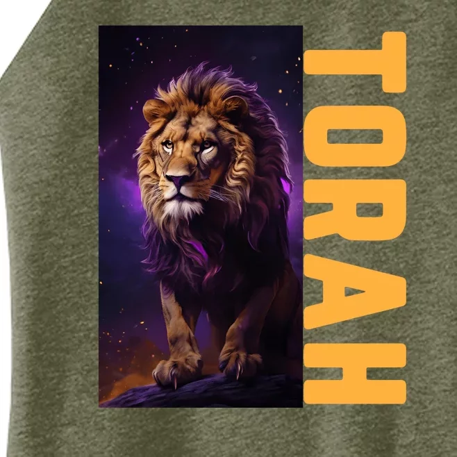 Lion Of Judah Messianic Hebrew Roots Torah Observant Women’s Perfect Tri Rocker Tank