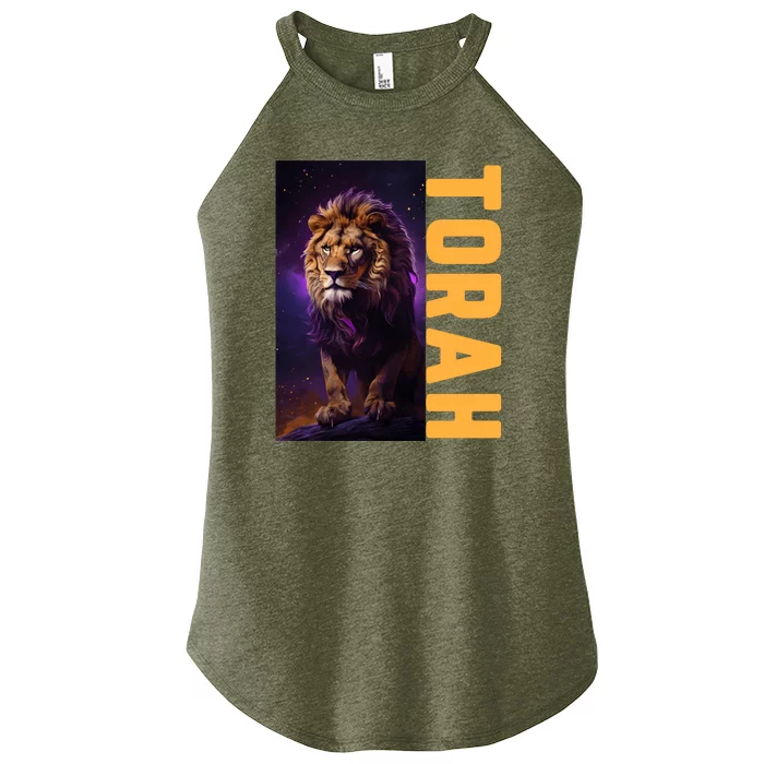 Lion Of Judah Messianic Hebrew Roots Torah Observant Women’s Perfect Tri Rocker Tank