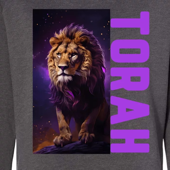 Lion Of Judah Messianic Hebrew Roots Torah Observant Womens California Wash Sweatshirt