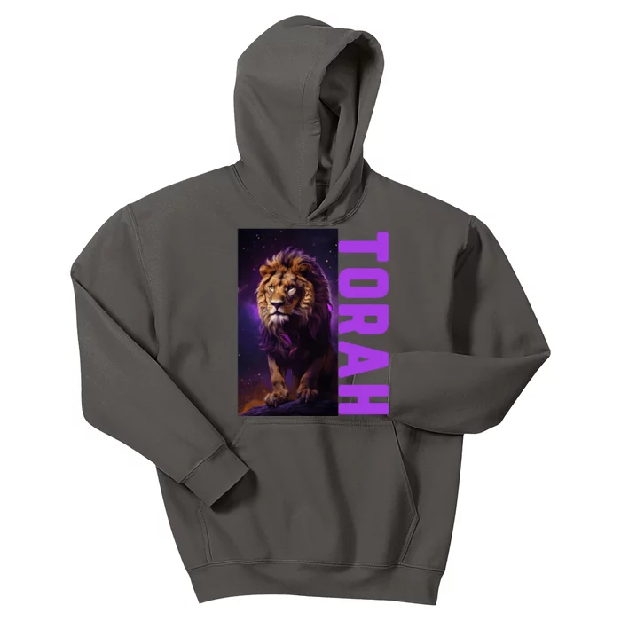 Lion Of Judah Messianic Hebrew Roots Torah Observant Kids Hoodie