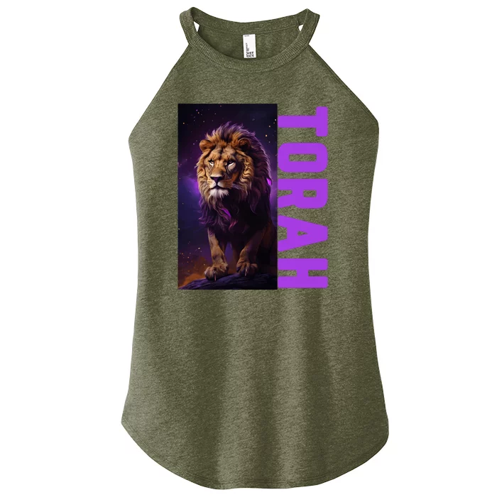 Lion Of Judah Messianic Hebrew Roots Torah Observant Women’s Perfect Tri Rocker Tank