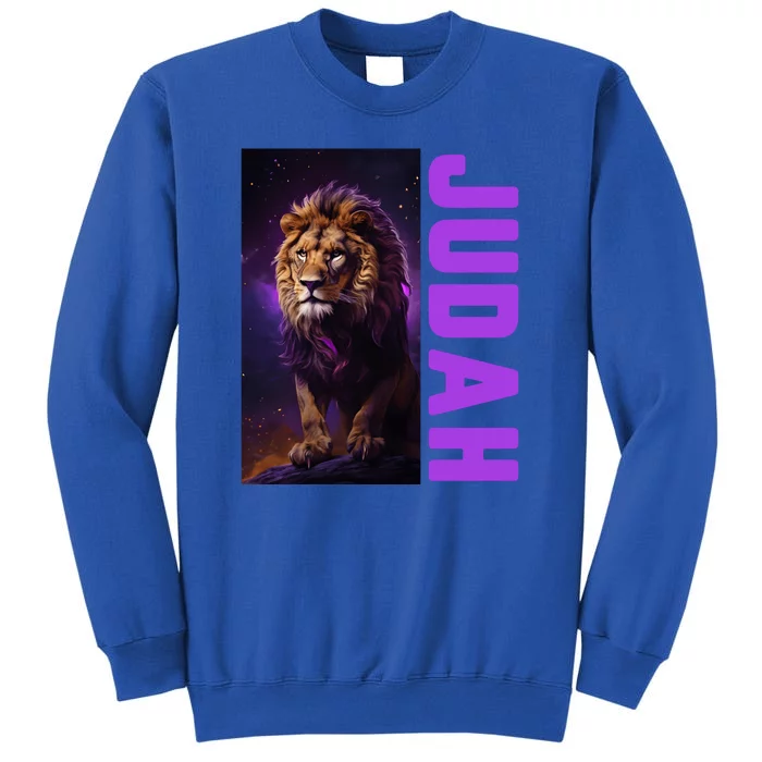 Lion Of Judah Messianic Hebrew Roots Torah Observant Tall Sweatshirt