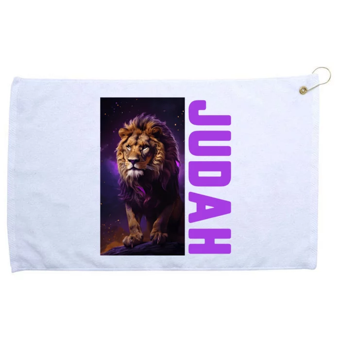 Lion Of Judah Messianic Hebrew Roots Torah Observant Grommeted Golf Towel