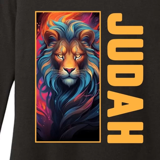 Lion Of Judah Messianic Hebrew Roots Torah Observant Yeshua Womens CVC Long Sleeve Shirt