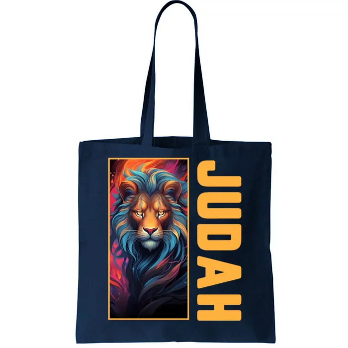 Lion Of Judah Messianic Hebrew Roots Torah Observant Yeshua Tote Bag