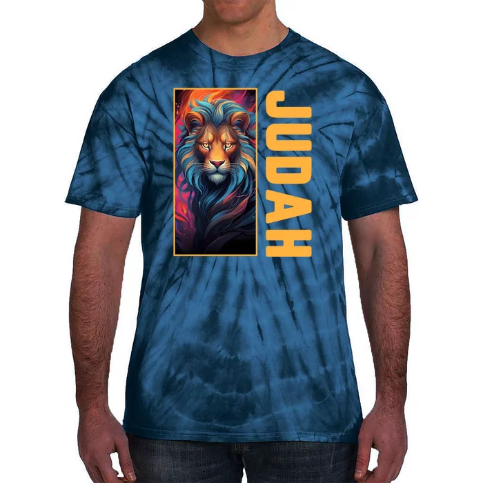 Lion Of Judah Messianic Hebrew Roots Torah Observant Yeshua Tie-Dye T-Shirt