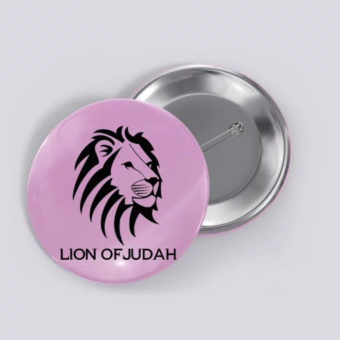 Lion Of Judah Christian Inspirational Button