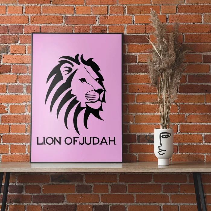 Lion Of Judah Christian Inspirational Poster