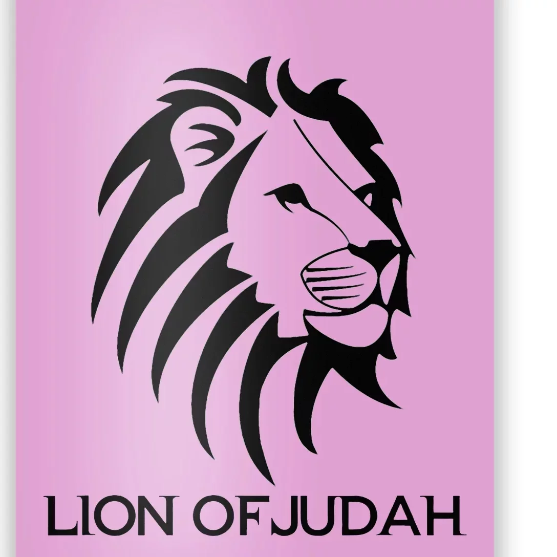 Lion Of Judah Christian Inspirational Poster