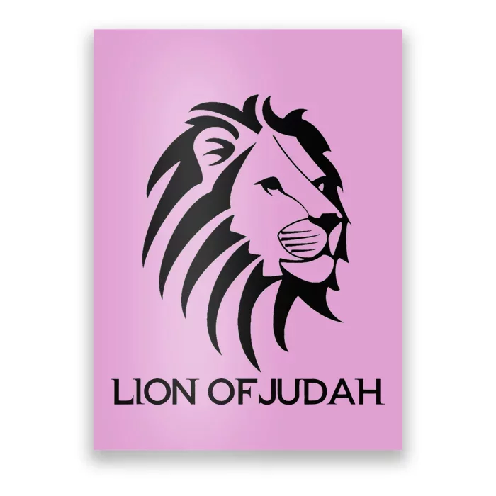 Lion Of Judah Christian Inspirational Poster