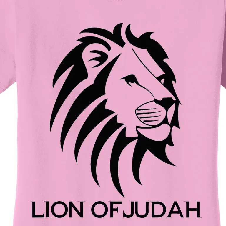 Lion Of Judah Christian Inspirational Women's T-Shirt